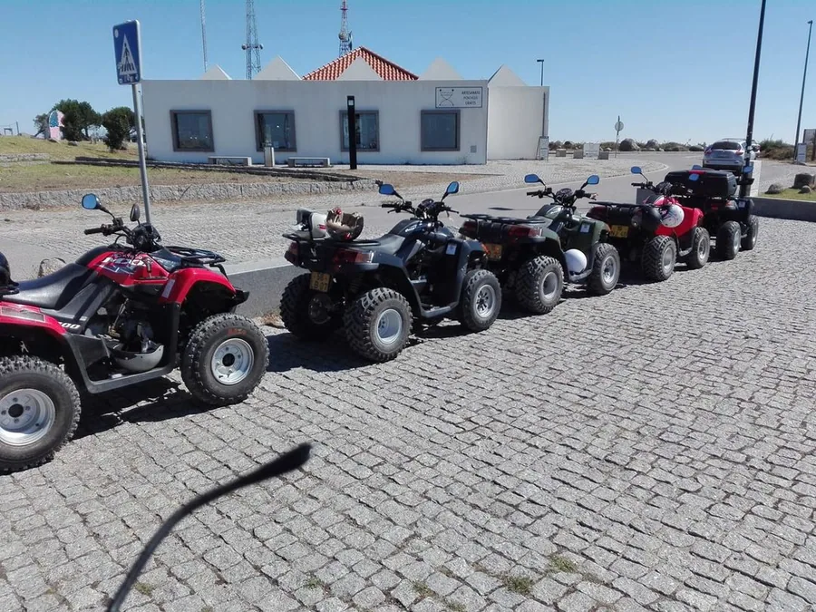 A line of quads ready in Monchique
